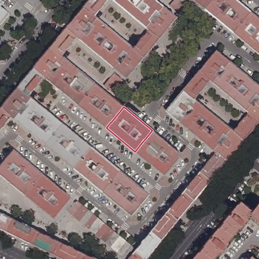 Vista aérea del bien 1: Vivienda, Sevilla