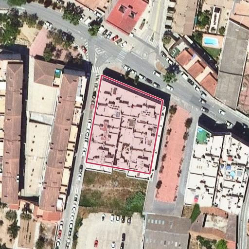Vista aérea del bien 1: Vivienda, El Vendrell