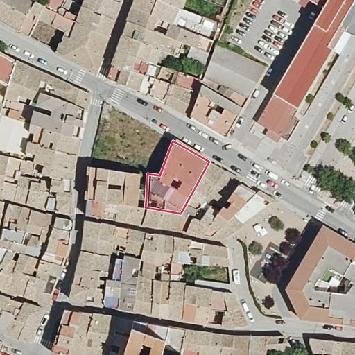 Vista aérea del bien 1: Local comercial, Requena