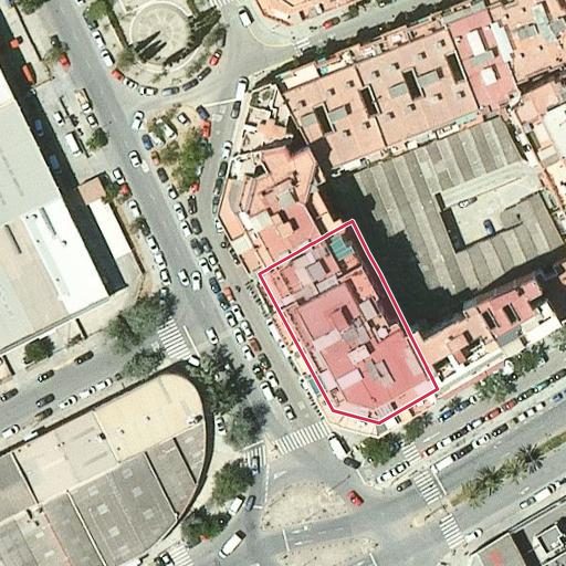 Foto aérea de la subasta en L'hospitalet de Llobregat