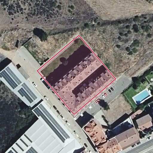 Foto aérea de la subasta en Valverde de la Virgen