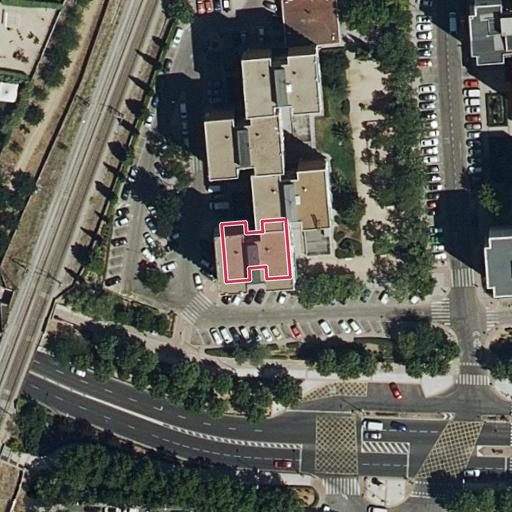 Foto aérea de la subasta en Fuenlabrada
