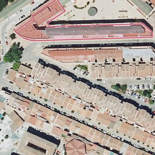 Foto aérea de la subasta en Málaga