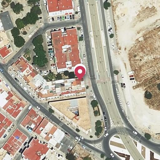 Foto aérea de la subasta en Chiclana de la Frontera