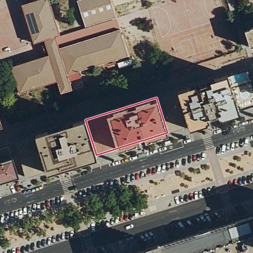 Foto aérea de la subasta en Leganés