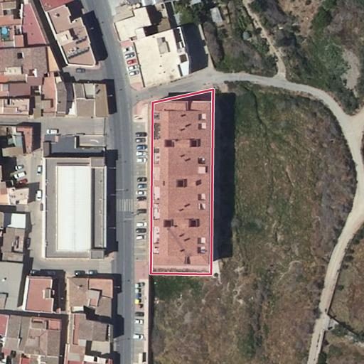 Foto aérea de la subasta en Huércal-overa