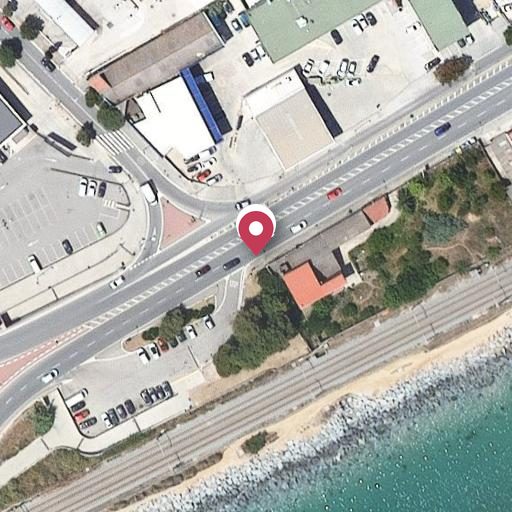 Foto aérea de la subasta en Arenys de Mar