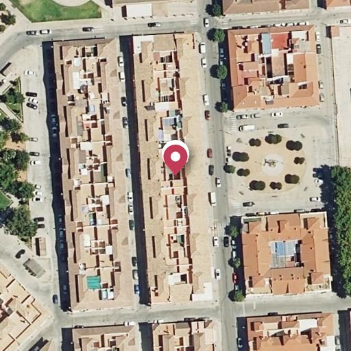 Foto aérea de la subasta en La Carlota