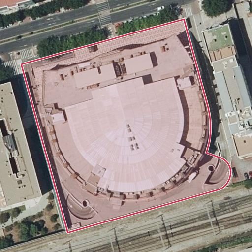 Foto aérea de la subasta en Torrejon de Ardoz