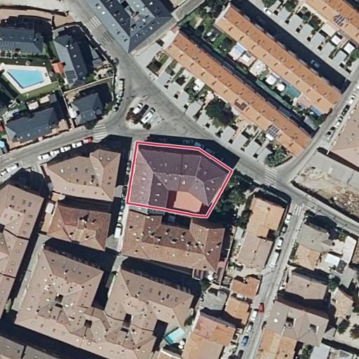 Foto aérea de la subasta en Galapagar
