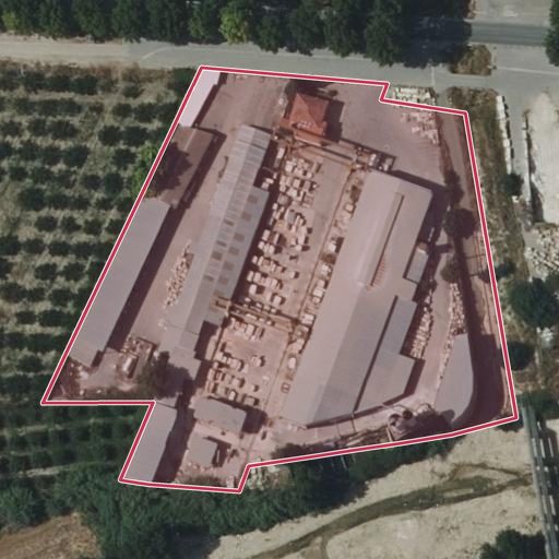 Foto aérea de la subasta en Caravaca de la Cruz