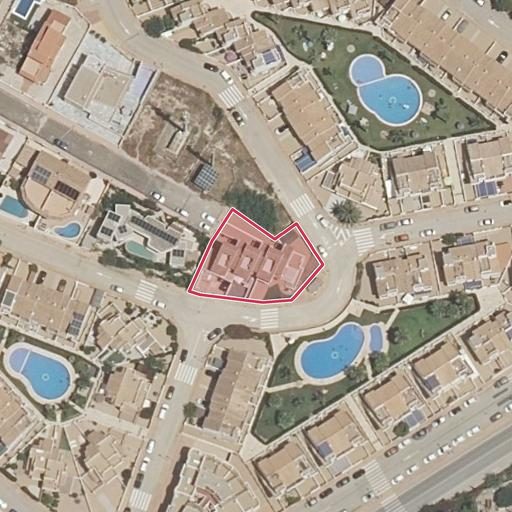 Foto aérea de la subasta en Mazarron