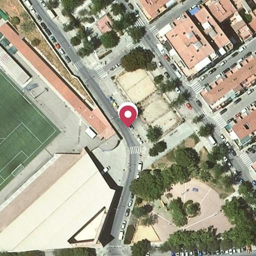 Foto aérea de la subasta en Badalona