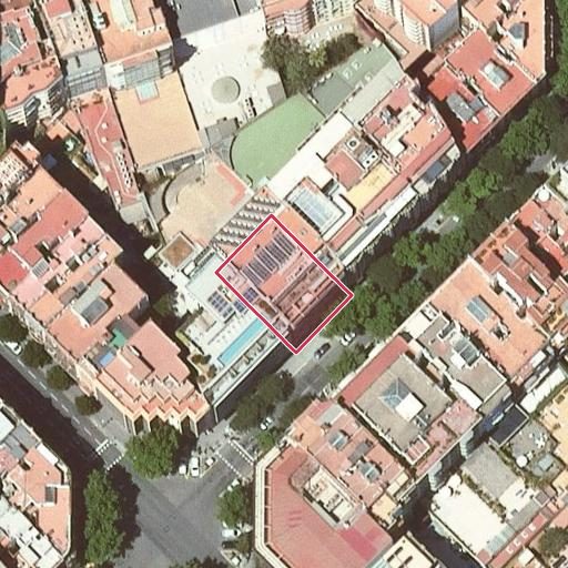 Foto aérea de la subasta en Barcelona