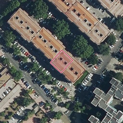 Foto aérea de la subasta en Móstoles