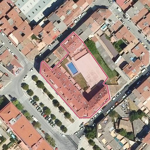 Foto aérea de la subasta en Manresa