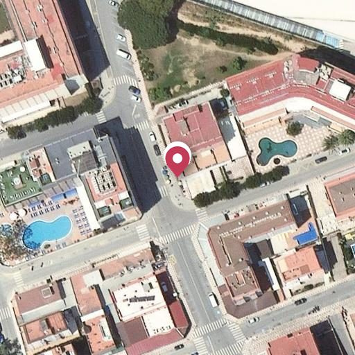 Foto aérea de la subasta en Calella
