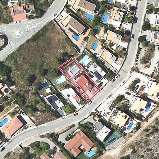 Foto aérea de la subasta en Sitges