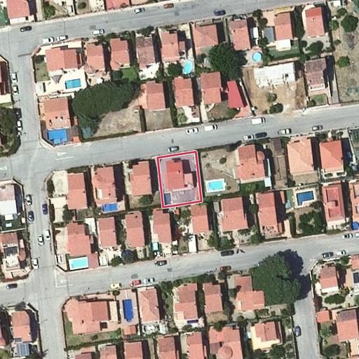 Foto aérea de la subasta en Pineda de Mar