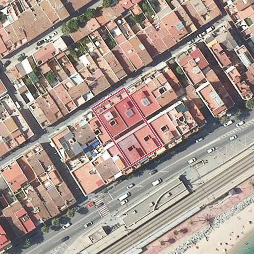Foto aérea de la subasta en Vilassar de Mar