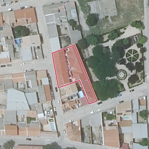 Foto aérea de la subasta en Campo de Criptana