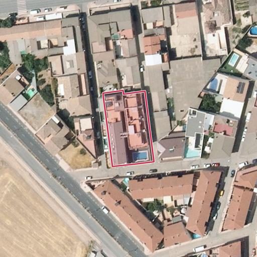 Foto aérea de la subasta en Albolote