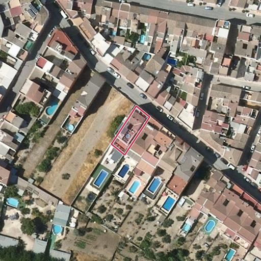 Foto aérea de la subasta en Torredonjimeno