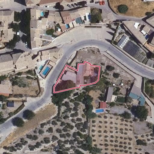 Foto aérea de la subasta en Ubeda