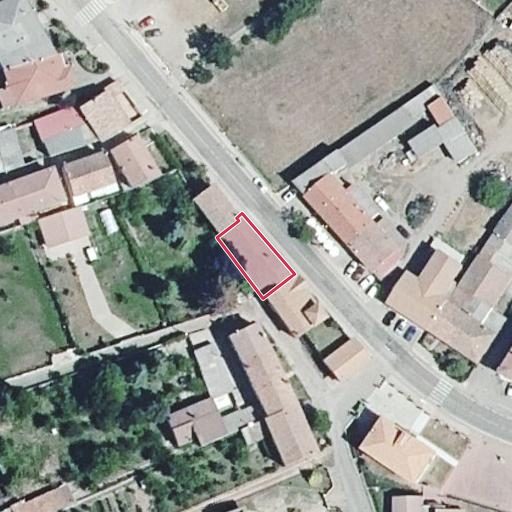 Vista aérea del bien 1: Vivienda, Matallana de Torío (barrio Estación)