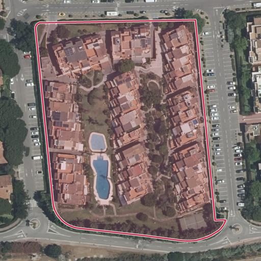 Foto aérea de la subasta en Marbella