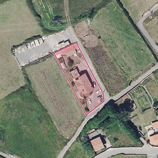 Vista aérea del bien 1: Vivienda, Santander