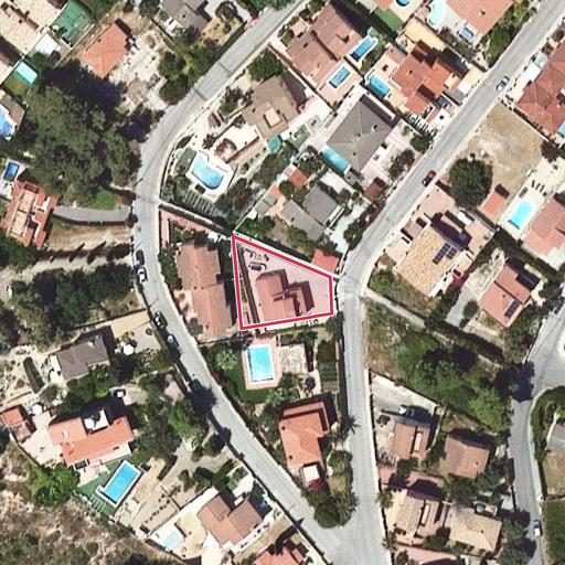 Foto aérea de la subasta en La Pobla de Montornès
