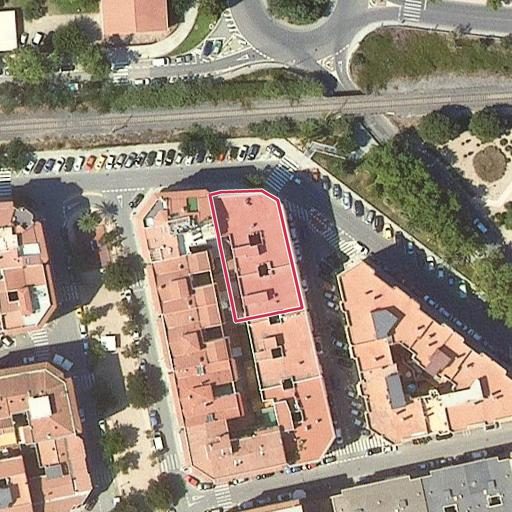 Foto aérea de la subasta en Cambrils