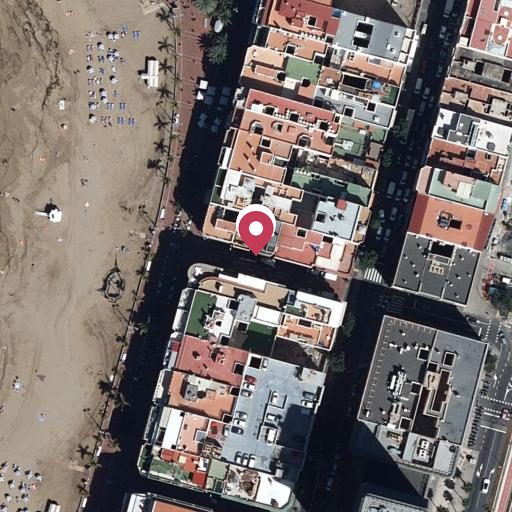 Foto aérea de la subasta en Las Palmas de Gran Canaria