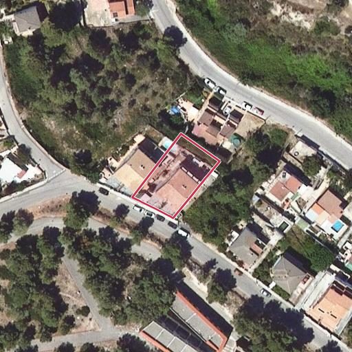 Foto aérea de la subasta en La Pobla de Montornes