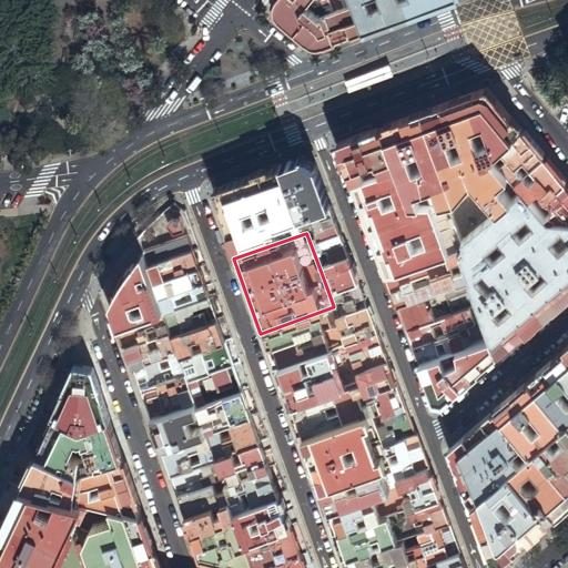 Foto aérea de la subasta en Santa Cruz de Tenerife