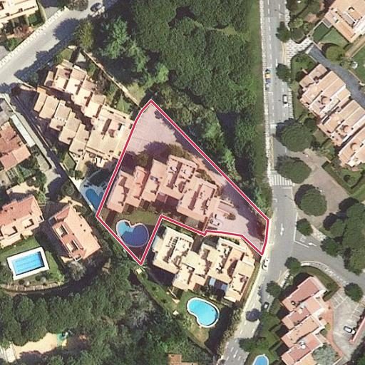 Foto aérea de la subasta en Castell-platja D'aro