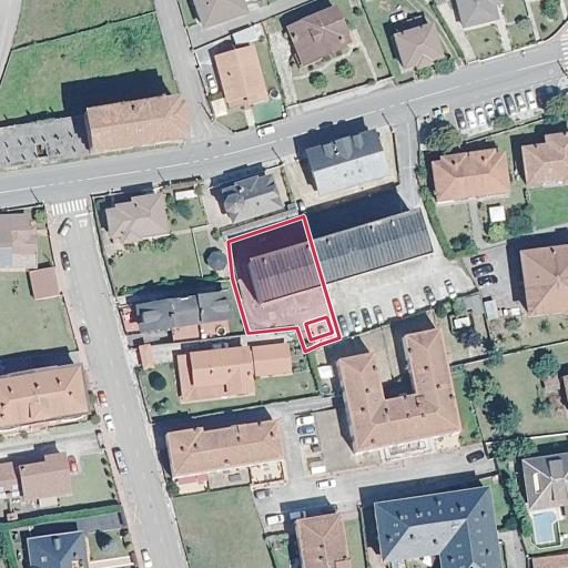 Foto aérea de la subasta en Corrales de Buelna, los