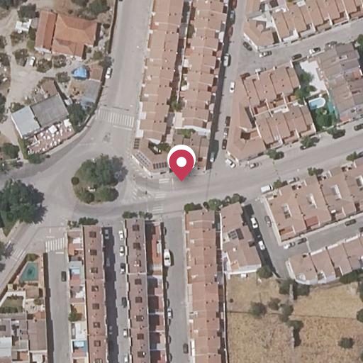 Foto aérea de la subasta en Cáceres