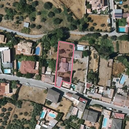 Foto aérea de la subasta en Ogíjares