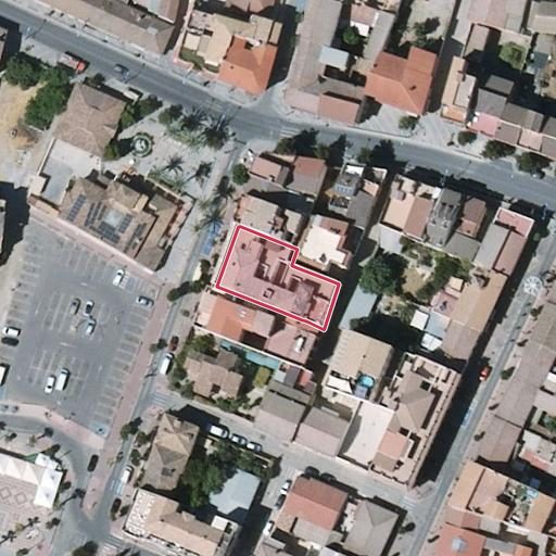 Foto aérea de la subasta en Churriana de la Vega