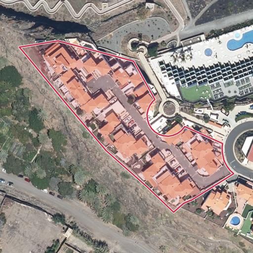 Foto aérea de la subasta en Agaete