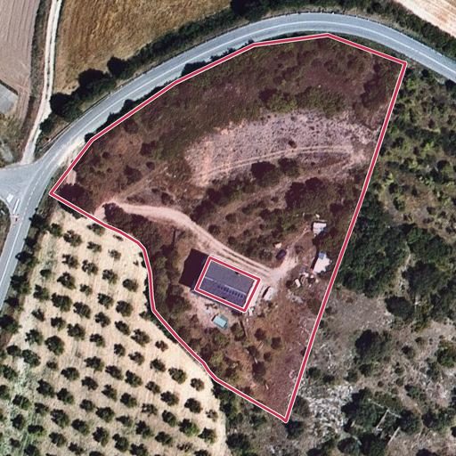 Foto aérea de la subasta en Vilanova de la Sal