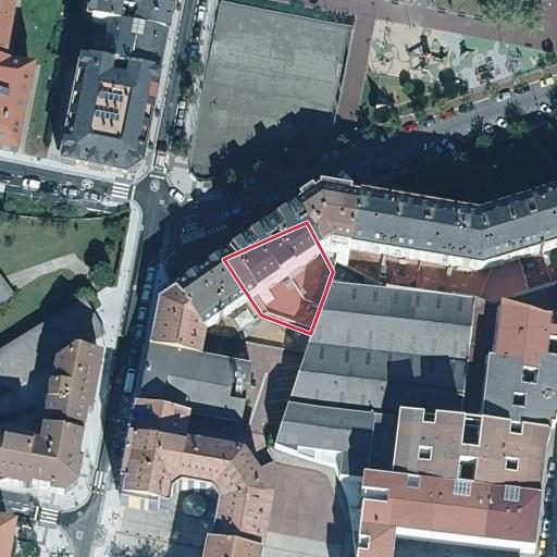 Vista aérea del bien 1: Garaje, Culleredo